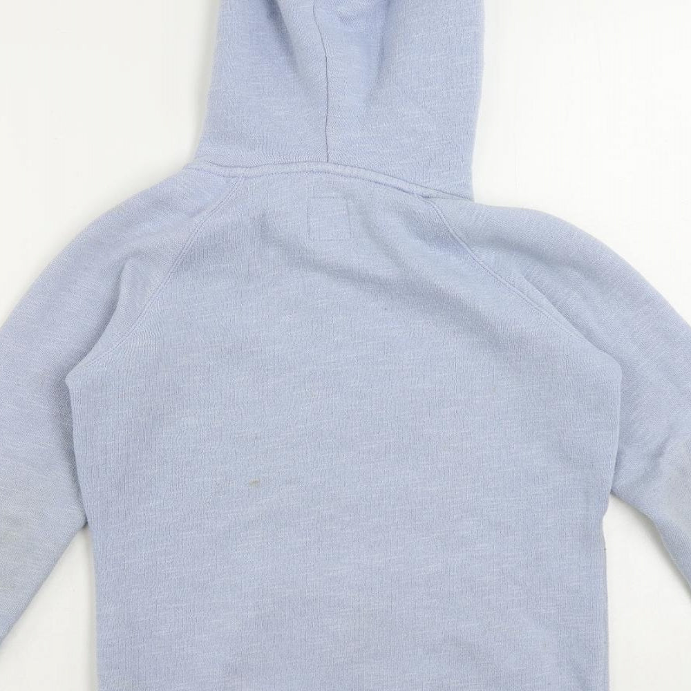 Womens UK Size 6 Jack Wills Blue Full Zip Hoodie