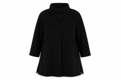 Womens UK Size 20 Basler Black Overcoat