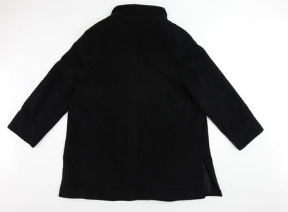 Basler Womens Black Overcoat Coat Size 20 Button - Vintage
