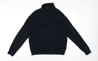Mens UK Size M Marks and Spencer Blue Pullover Sweatshirt