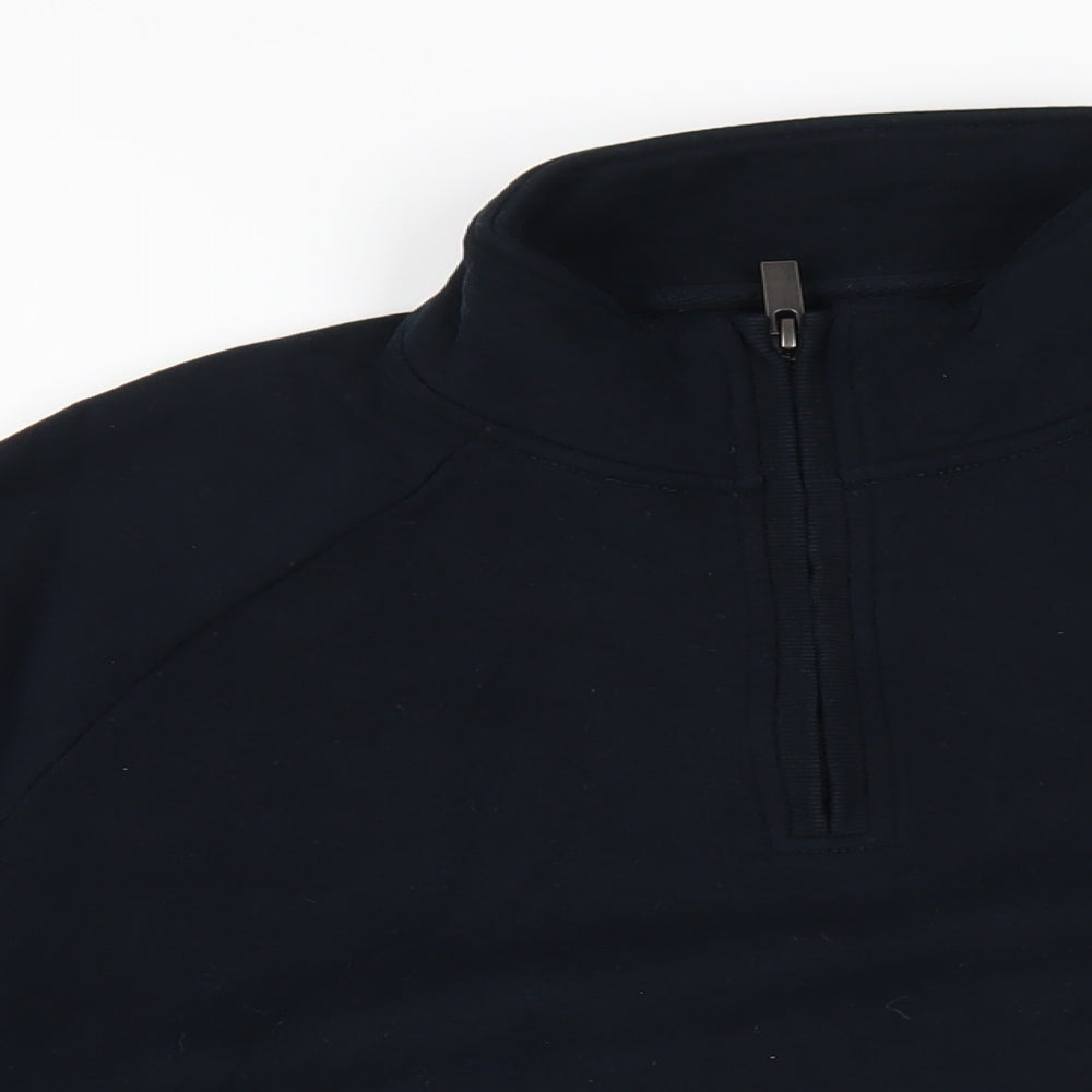 Mens UK Size M Marks and Spencer Blue Pullover Sweatshirt