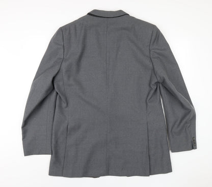 Mens UK Size 46 Dunn & Co Regular Grey Suit Jacket