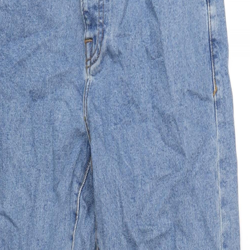 Mens UK Size 30 in Topman Regular Fit Straight Blue Jeans
