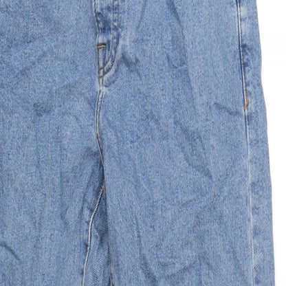 Mens UK Size 30 in Topman Regular Fit Straight Blue Jeans