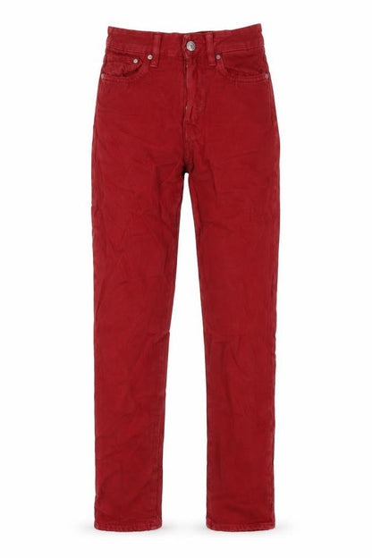 Womens UK Size 25 in H&M Regular Fit Straight Red Jeans