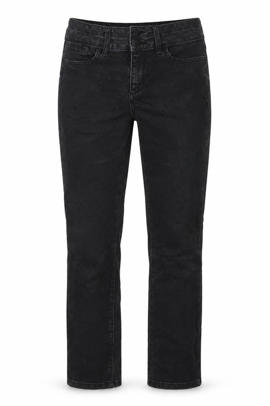 Womens UK Size 28 in F&F Regular Fit Straight Black Jeans