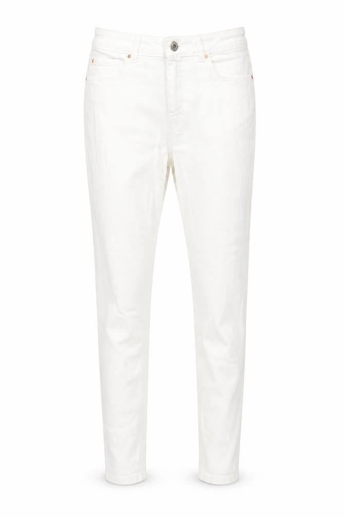 Womens UK Size 12 Denim & Co. Regular Fit Skinny White Jeans