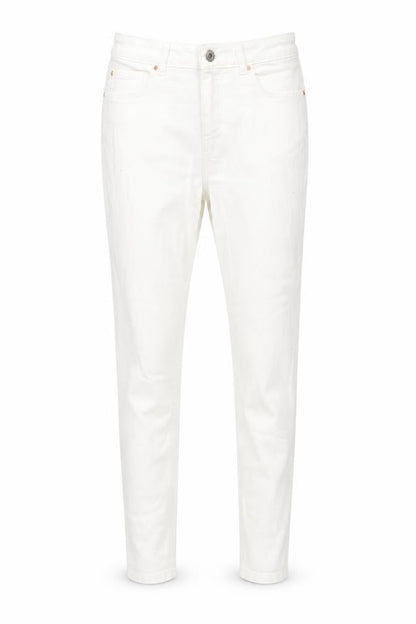 Womens UK Size 12 Denim & Co. Regular Fit Skinny White Jeans