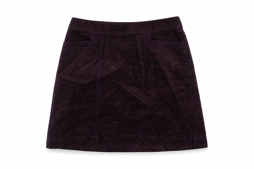 Womens UK Size 8 Oasis A-Line Corduroy Skirt