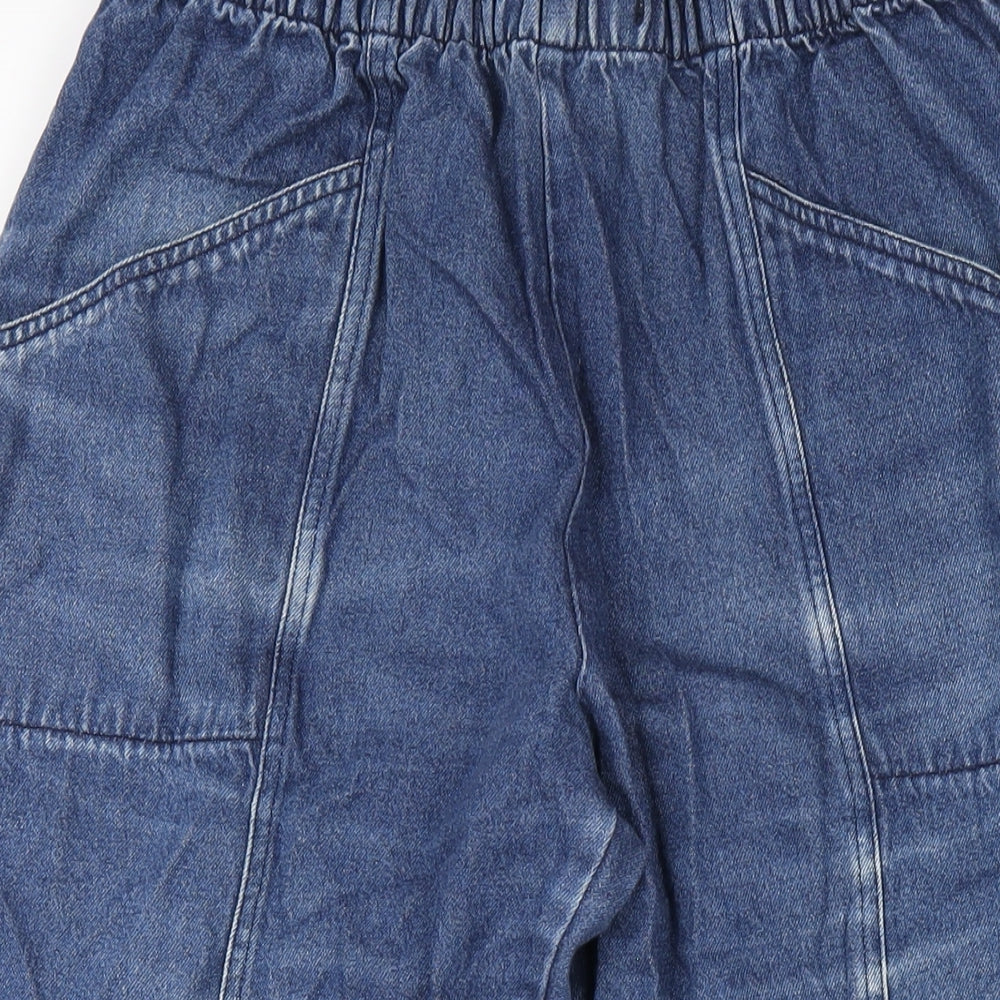 Classic Womens Blue Cotton Straight Jeans Size 16 L27 in Regular