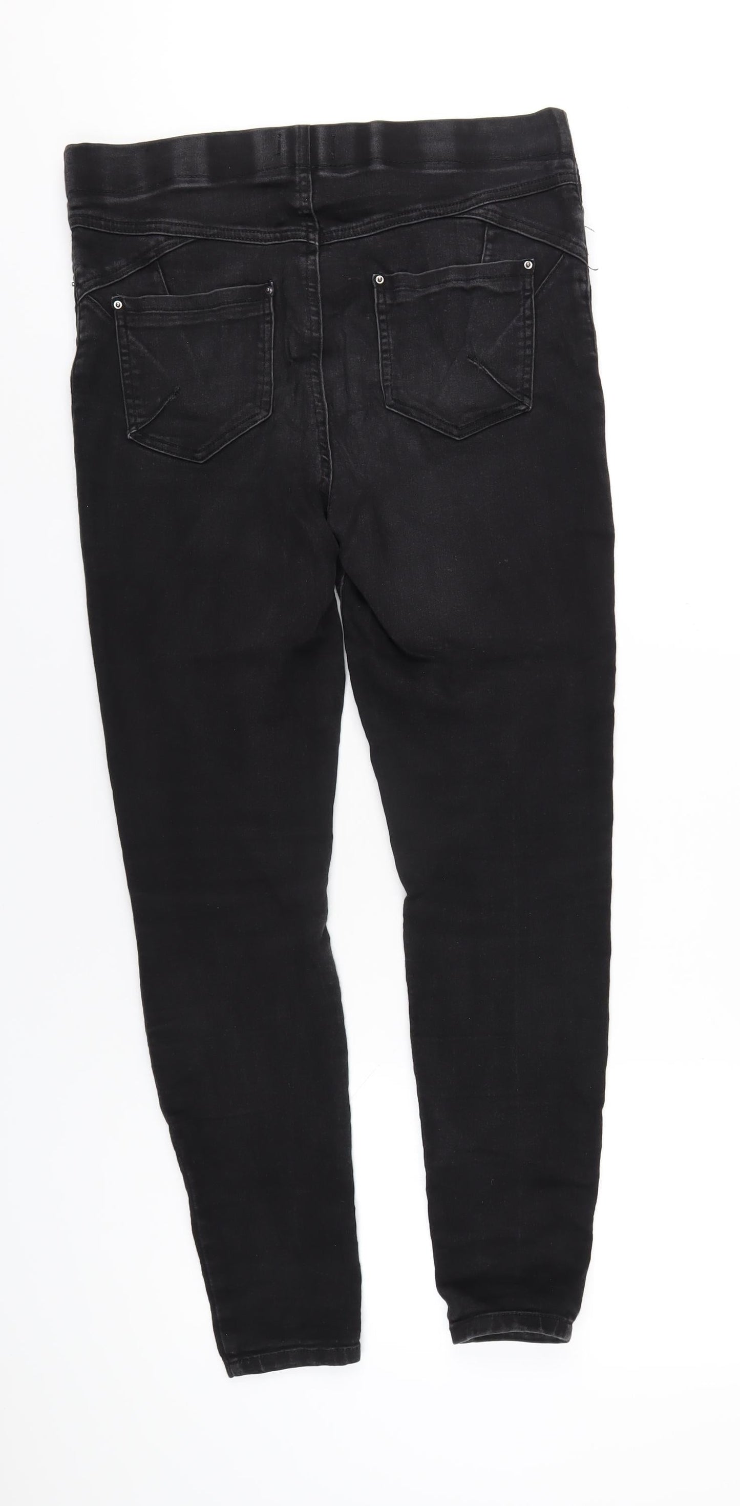 Soon Womens Black Cotton Jegging Jeans Size 12 L30 in Regular