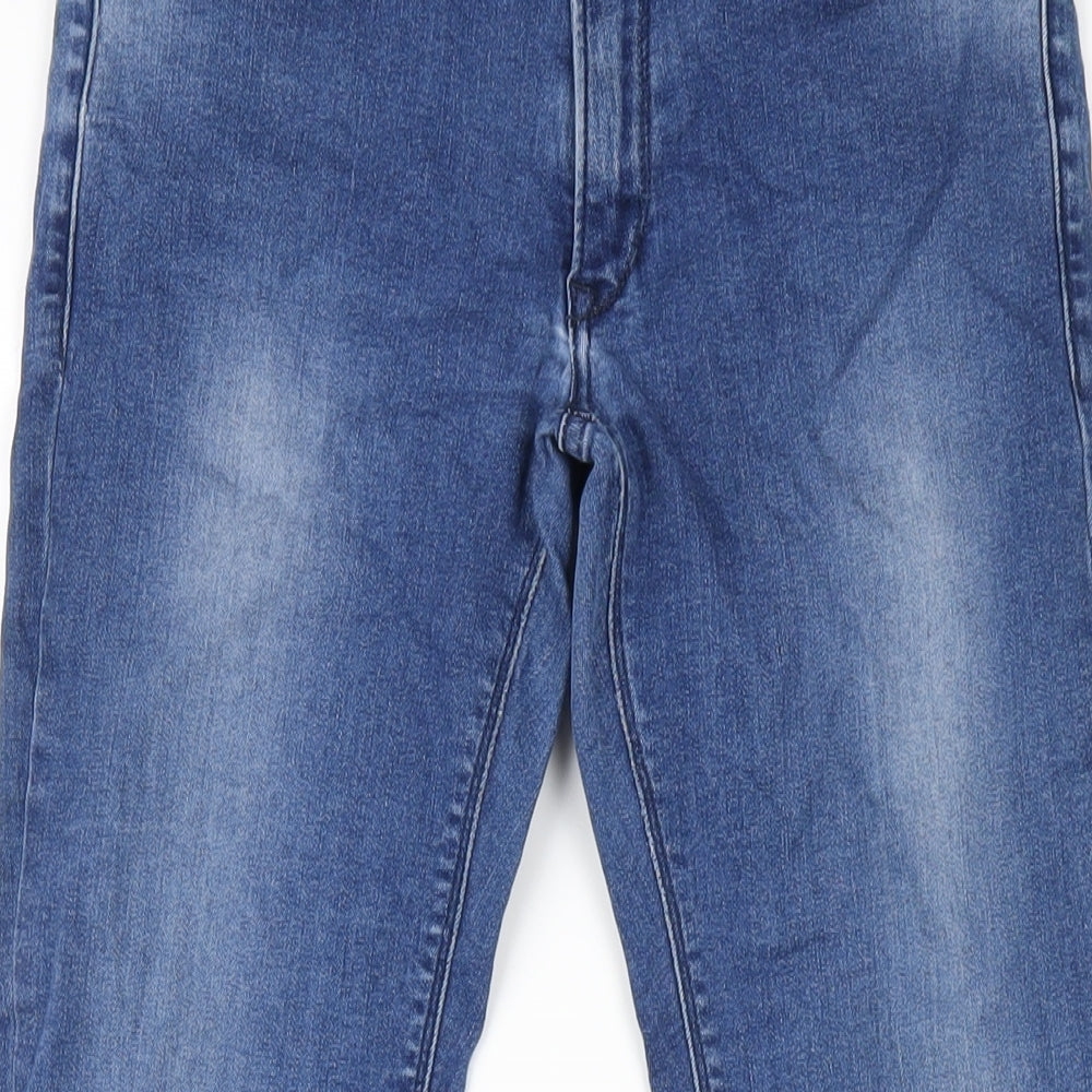 Replay Womens Blue Cotton Skinny Jeans Size 30 in L30 in Regular Zip