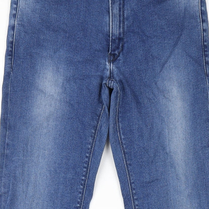 Replay Womens Blue Cotton Skinny Jeans Size 30 in L30 in Regular Zip
