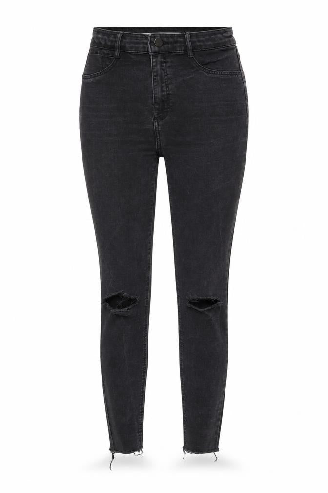 Womens UK Size 8 Zara Regular Fit Skinny Black Jeans