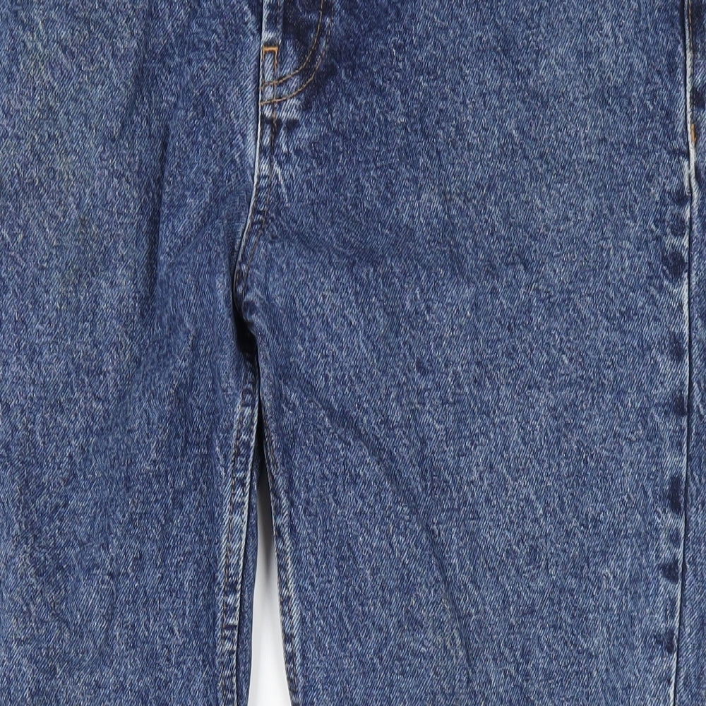 BDG Womens Blue Cotton Straight Jeans Size 32 in L32 in Regular Zip