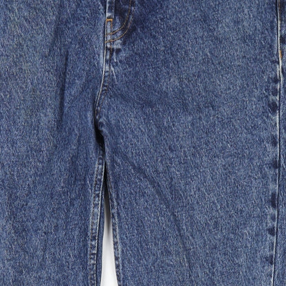 BDG Womens Blue Cotton Straight Jeans Size 32 in L32 in Regular Zip