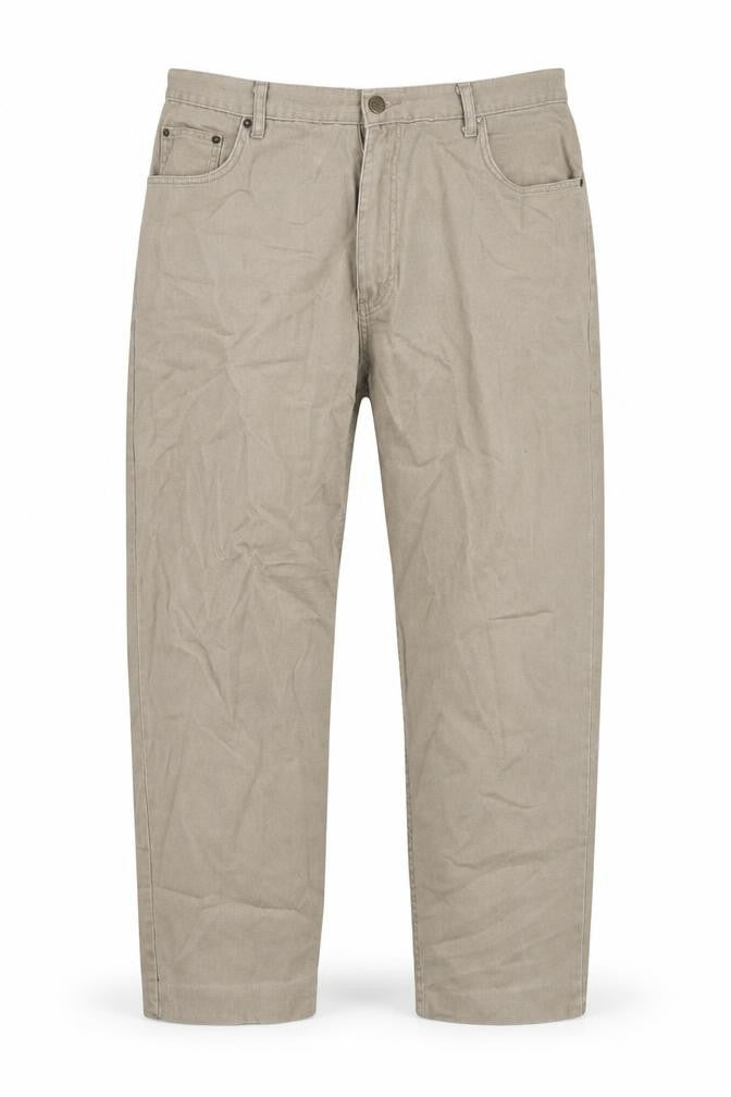 Mens UK Size 34 in Armando Regular Fit  Beige Trousers