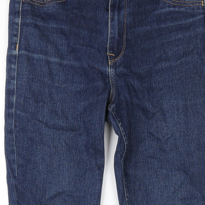 Womens UK Size 27 in H&M Regular Fit Skinny Blue Jeans
