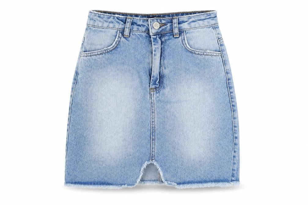 Womens UK Size 6 Missguided A-Line Denim Skirt