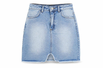 Womens UK Size 6 Missguided A-Line Denim Skirt