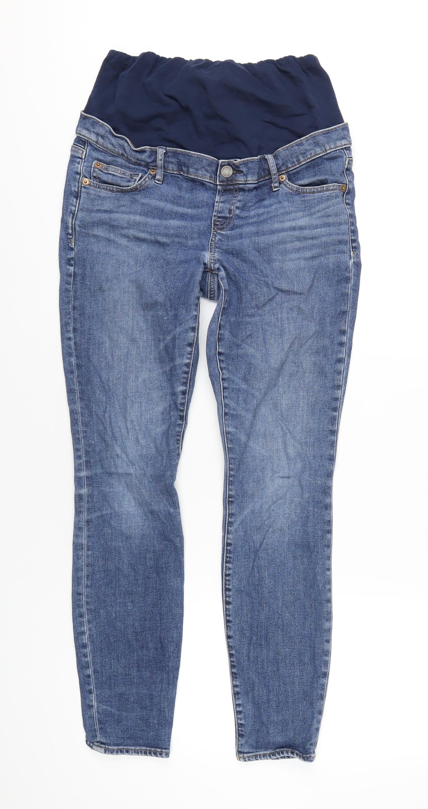 Gap Womens Blue Cotton Skinny Jeans Size 29 in L29 in Regular Zip