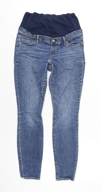 Gap Womens Blue Cotton Skinny Jeans Size 29 in L29 in Regular Zip
