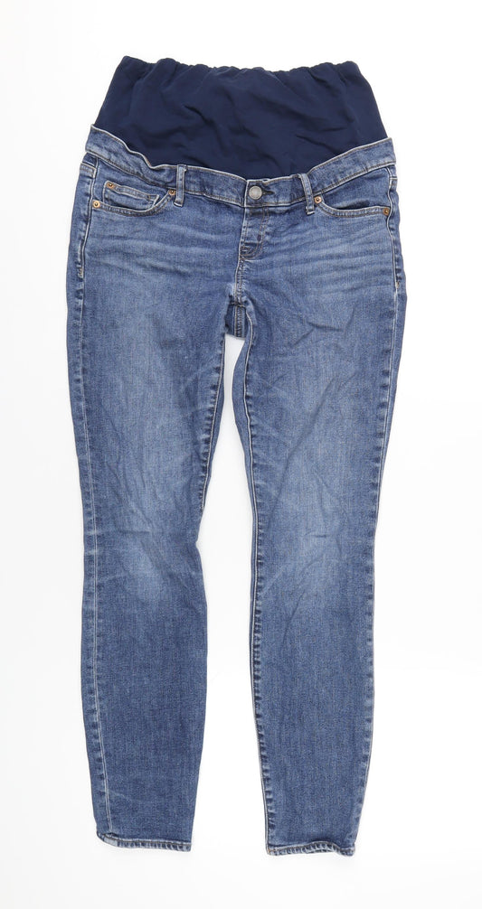 Gap Womens Blue Cotton Skinny Jeans Size 29 in L29 in Regular Zip
