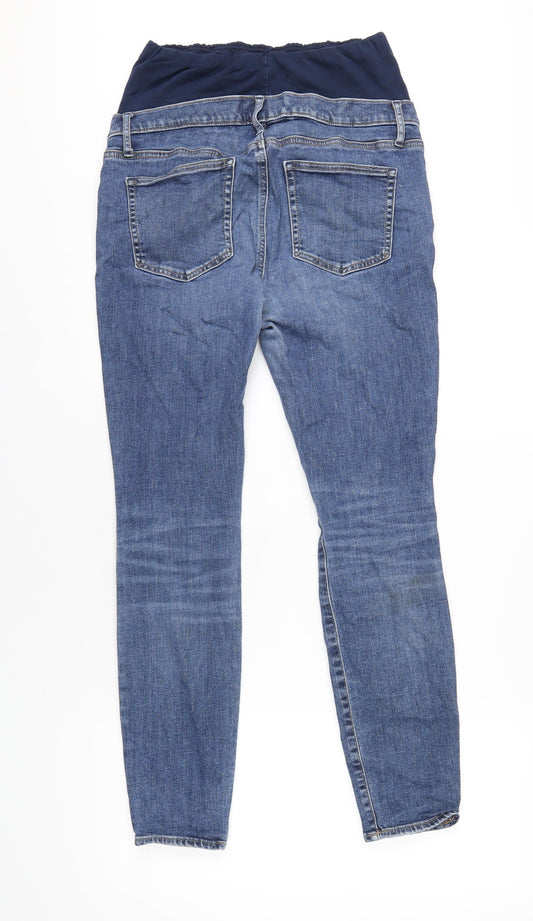Gap Womens Blue Cotton Skinny Jeans Size 29 in L29 in Regular Zip