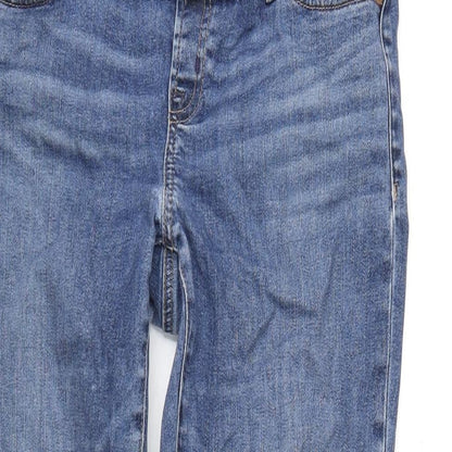 Gap Womens Blue Cotton Skinny Jeans Size 29 in L29 in Regular Zip