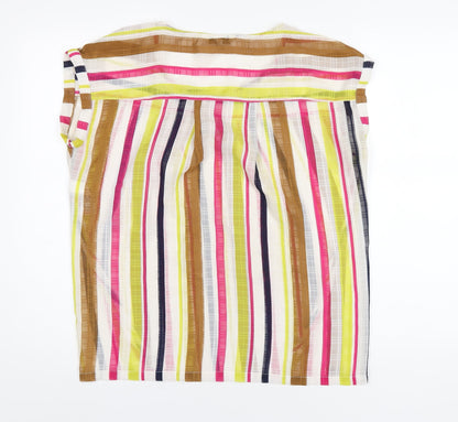 Womens UK Size 12 NEXT Multicoloured Basic T-Shirt