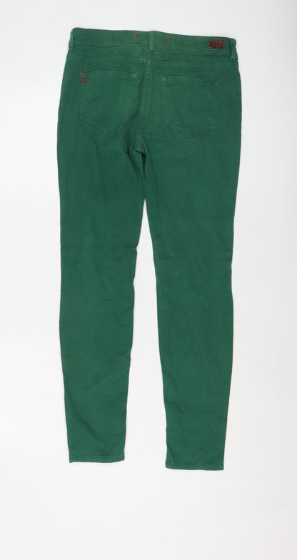 BDG Womens Green Cotton Skinny Jeans Size 30 in L29 in Regular Button