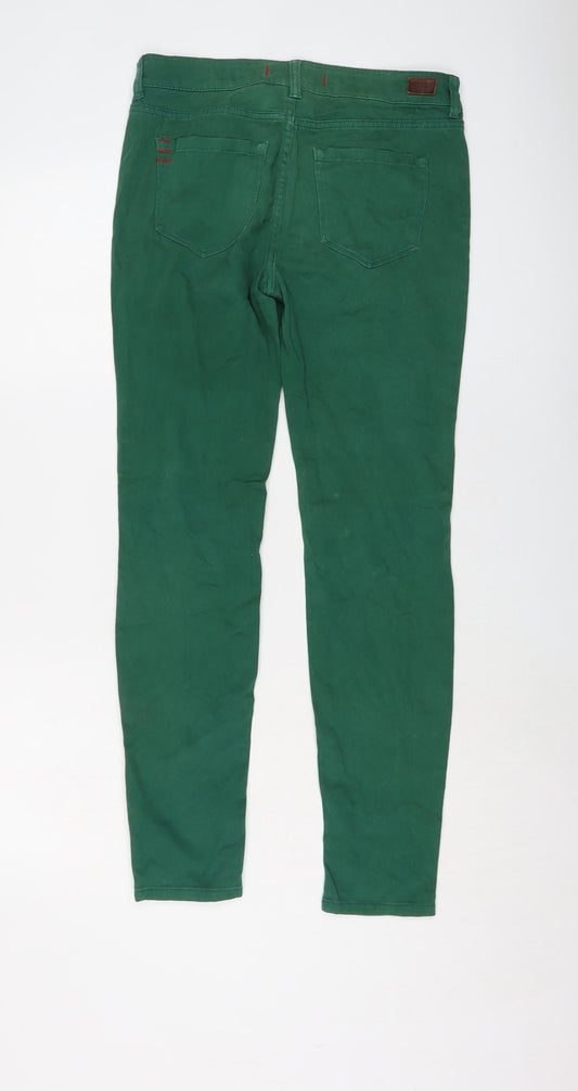 BDG Womens Green Cotton Skinny Jeans Size 30 in L29 in Regular Button