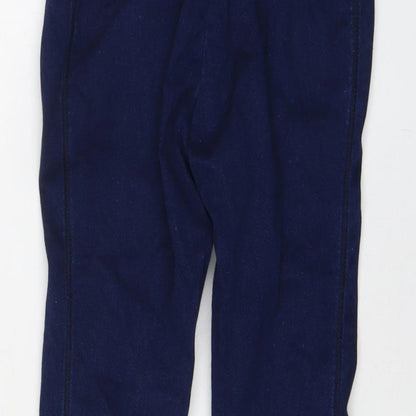 NEXT Womens Blue Cotton Compression Shorts Size 6 L17 in Regular