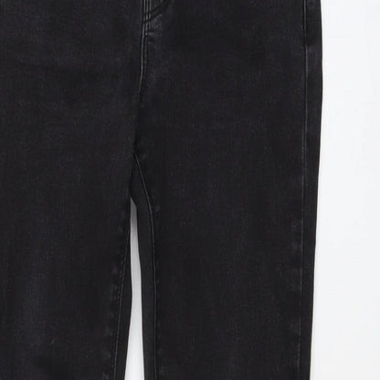 Denim & Co. Womens Grey Cotton Skinny Jeans Size 10 L29 in Regular Button