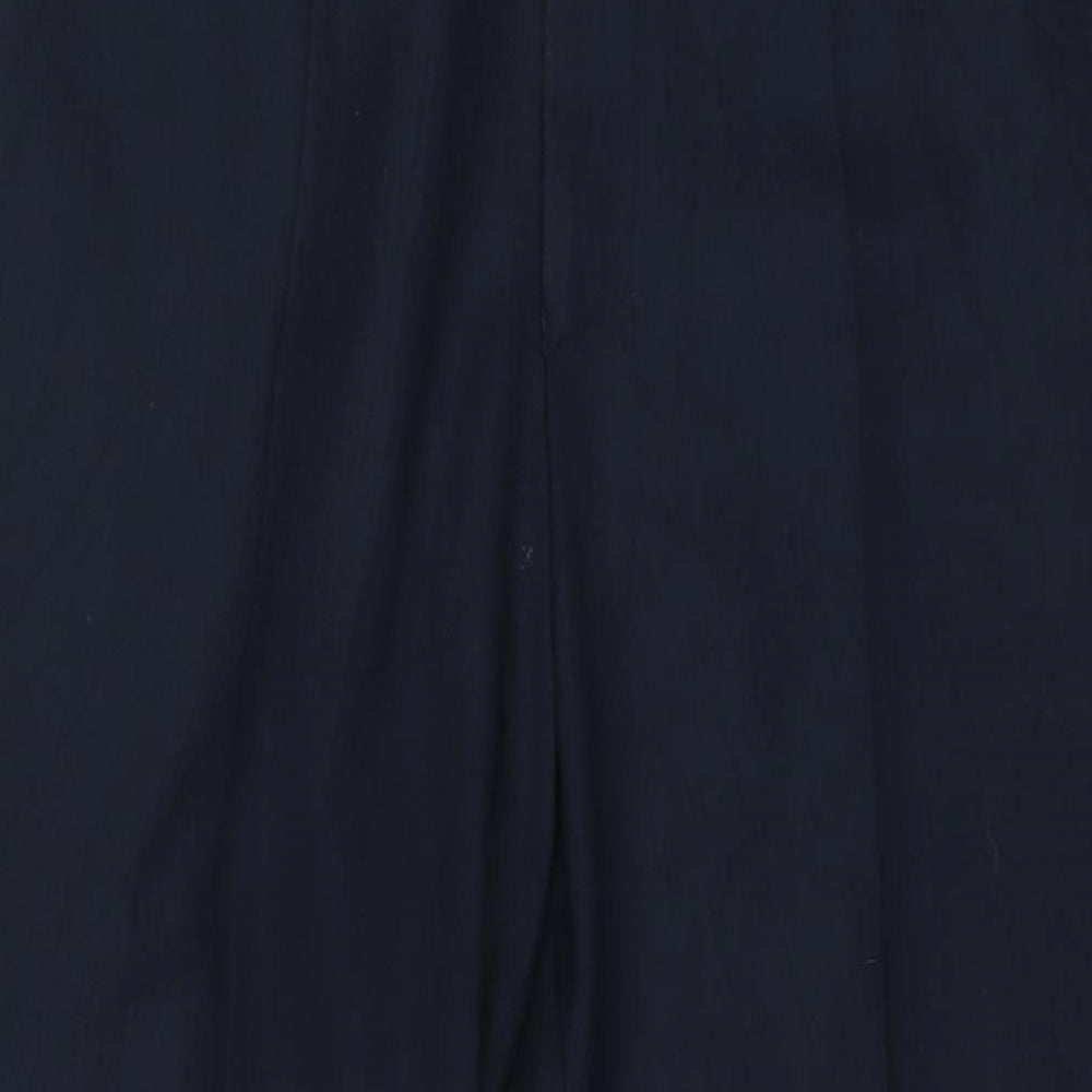 Mens UK Size 34 in Classic Regular Fit  Blue Trousers