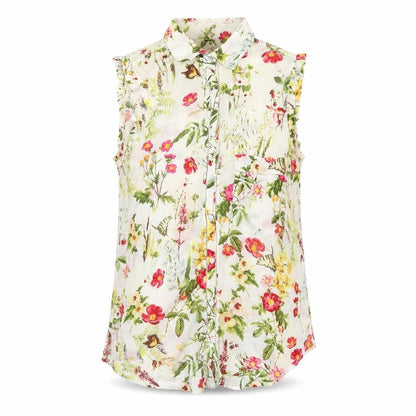 Womens UK Size XS Zara Multicoloured Basic Blouse