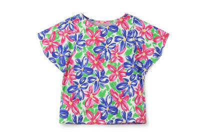 Womens UK Size M Para Multicoloured Basic T-Shirt