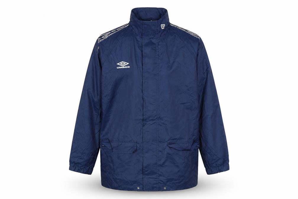 Mens UK Size S Umbro Blue Rain Coat