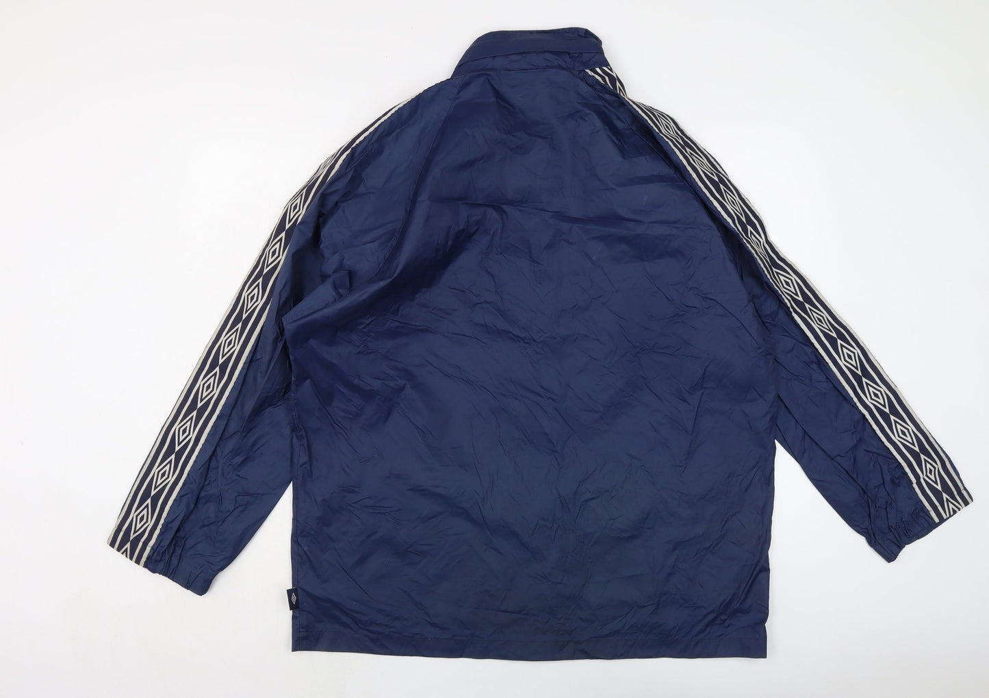 Mens UK Size S Umbro Blue Rain Coat