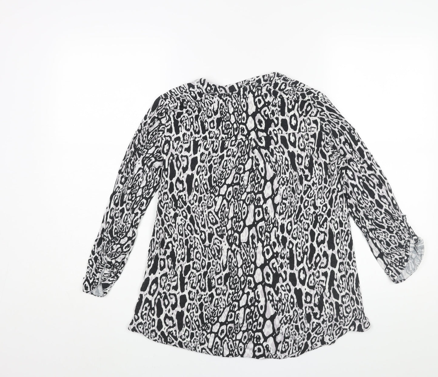 Womens UK Size 8 Marks and Spencer Black Basic Blouse