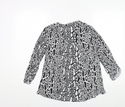 Womens UK Size 8 Marks and Spencer Black Basic Blouse