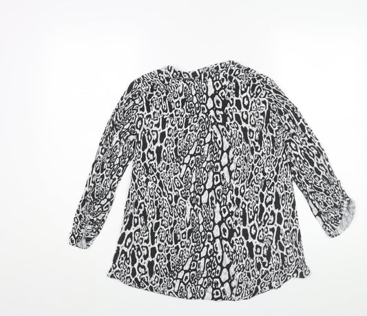 Womens UK Size 8 Marks and Spencer Black Basic Blouse