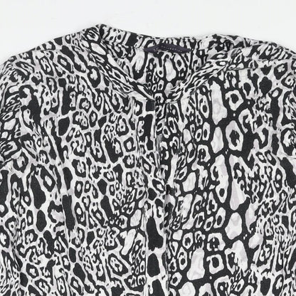 Womens UK Size 8 Marks and Spencer Black Basic Blouse