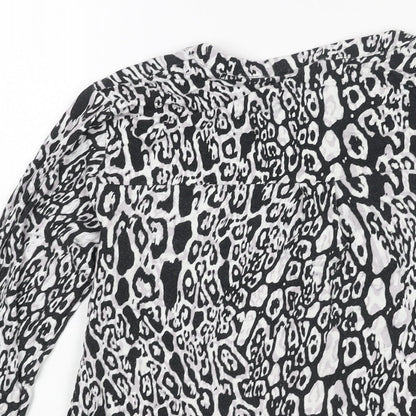 Womens UK Size 8 Marks and Spencer Black Basic Blouse