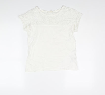 Womens UK Size XS Esprit White Basic Blouse