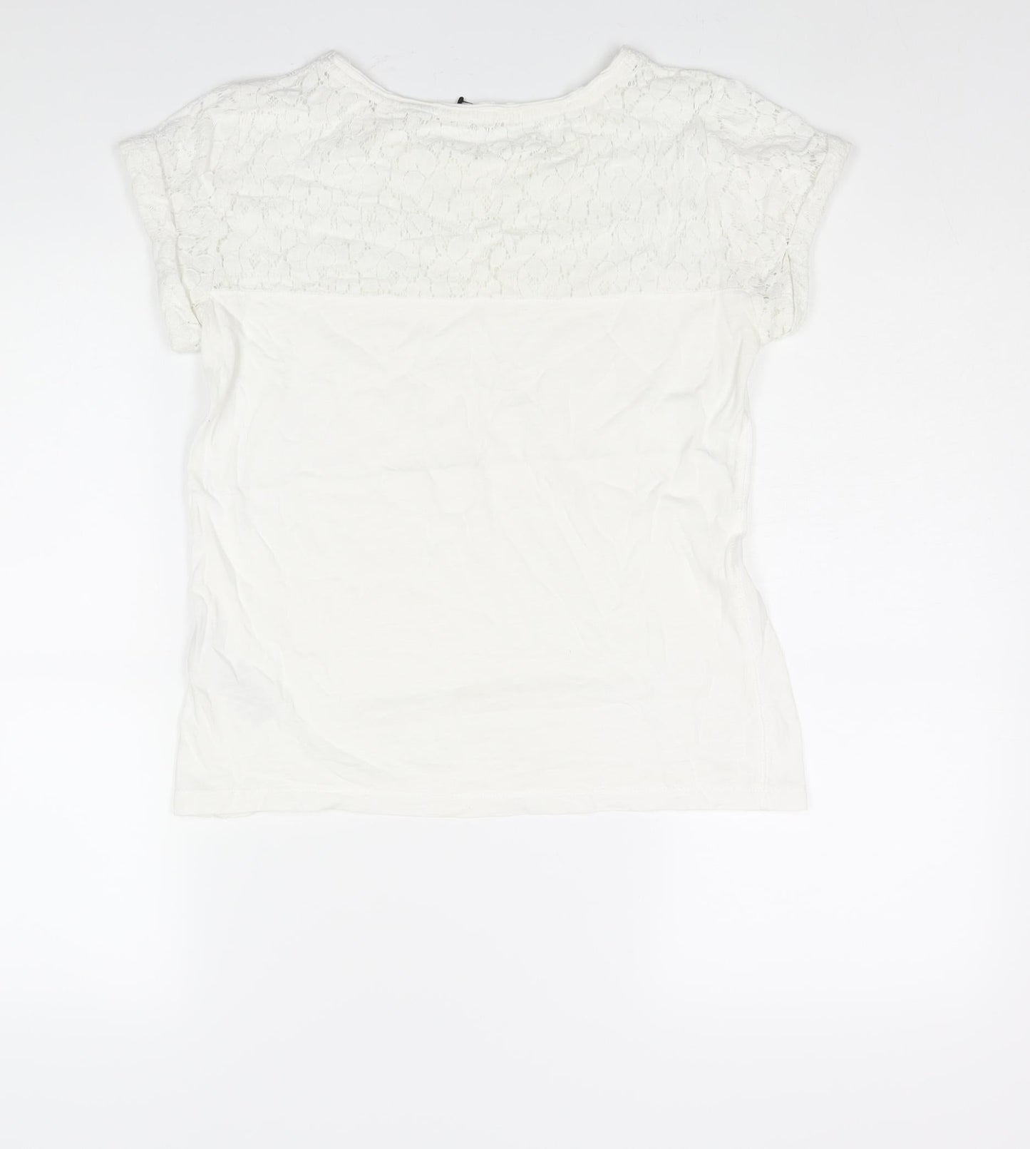 Womens UK Size XS Esprit White Basic Blouse