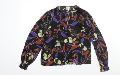 Womens UK Size S Mango Multicoloured Basic Blouse