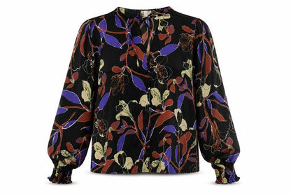 Womens UK Size S Mango Multicoloured Basic Blouse
