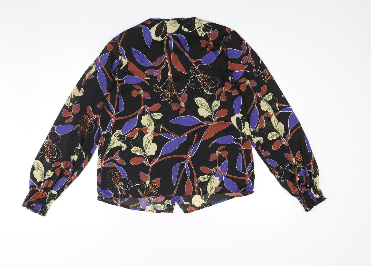 Womens UK Size S Mango Multicoloured Basic Blouse