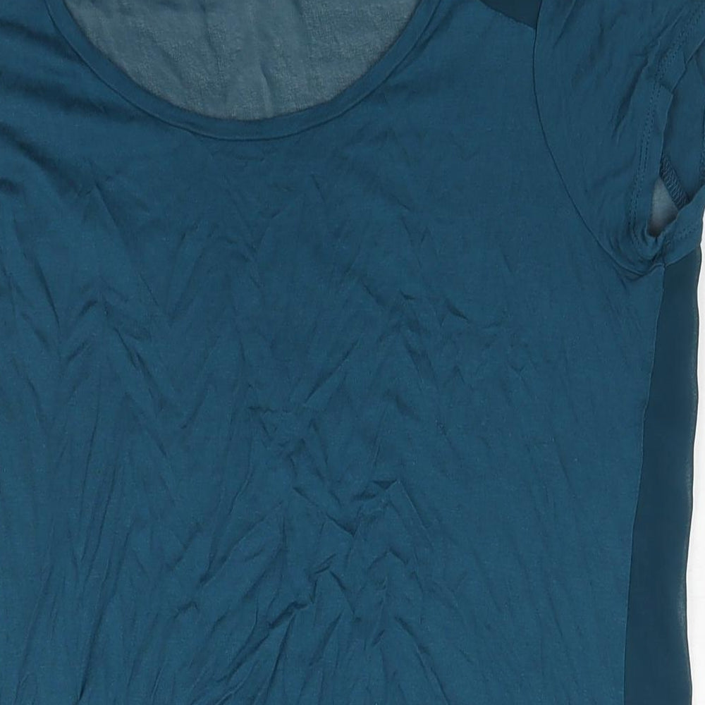 Womens UK Size 12 Limited Collection Blue Basic Blouse